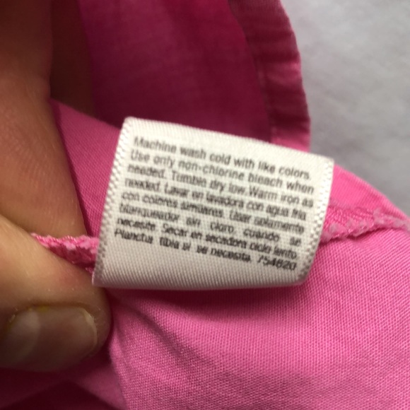 Hot Pink St. John’s bay button up blouse xl euc - Picture 10 of 10